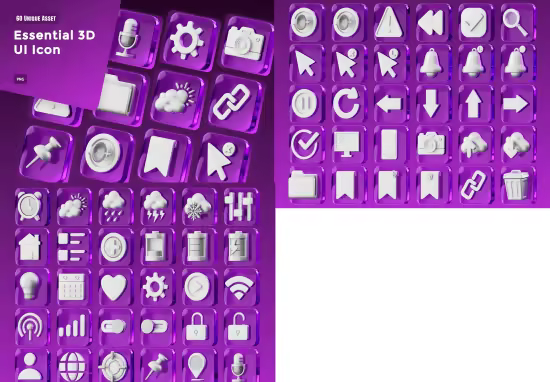 EE - Glassy Essential 3D UI Icon MJWUQC3