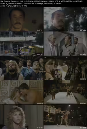 Bloodsport 1988 UHD BluRay 1080p DD Atmos 5.1 DoVi HDR10 x265-SM737