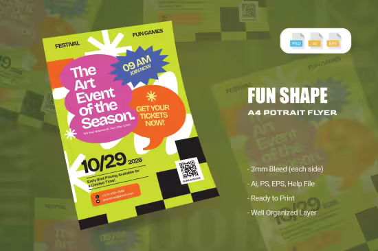EE - Fun Shape Flyer JQM3W6Z