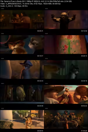 Puss in Boots 2011 1080p iP WEB-DL AAC 2.0 H264-PiRaTeS