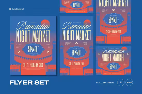 EE - Ramadan Night Market Flyer XA6LQLF