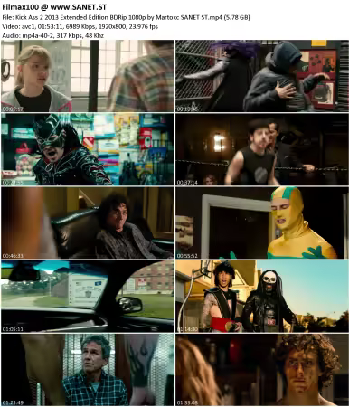 Kick Ass 2 2013 Extended Edition BDRip 1080p by Martokc