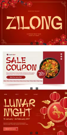 EE - Zilong - Traditional Oriental Chinese Display Font PFSKEU4