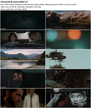 X-Men Origins Wolverine 2009 Extended Edition BDRip 1080p by Martokc