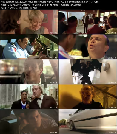 Taxi 2 2000 1080p Bluray x265 HEVC 10bit AAC 5.1 BolshoiBooze