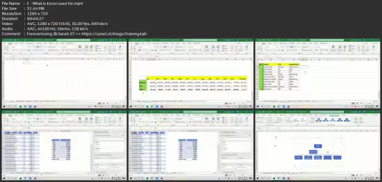 Microsoft Excel - Excel For The Beginners