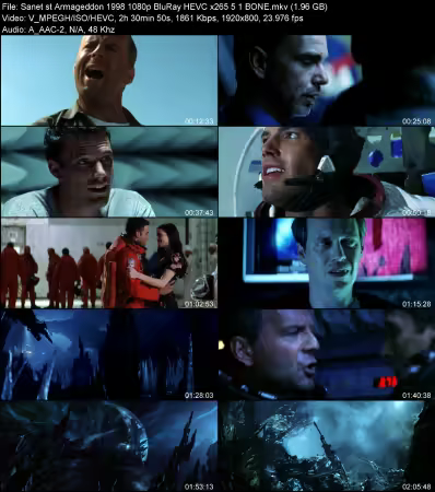 Armageddon 1998 1080p BluRay HEVC x265 5.1 BONE