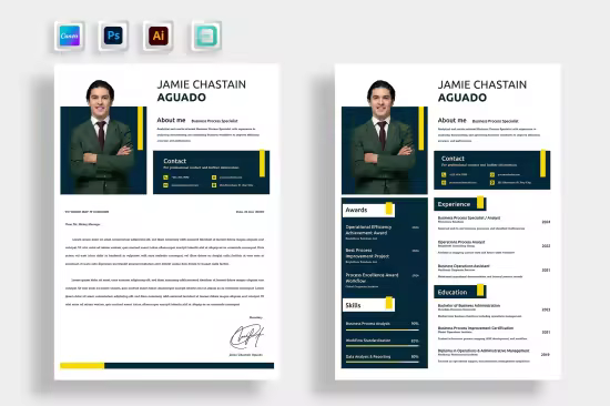 EE - Corporate Professional Cv Resume 69QVCCJ