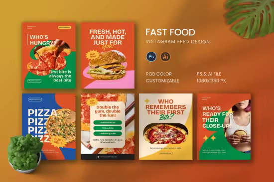 EE - Fast Food Instagram Post PJPK86E