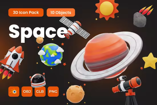 EE - 3D Space Illustration 9G2DGSJ