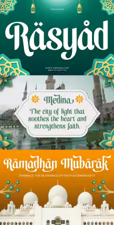 EE - Rasyad - Elegant Condensed Arabic Ramadan Font K8YJEMG