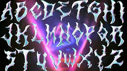 Videohive - Futuristic Metal Font 62001211 - Apple Motion 5, Final Cut Pro X