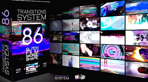 Videohive - Transitions System 86/ 61978463 - Apple Motion 5, Final Cut Pro X
