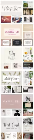 Handwritten Font Bundle Vol.2 - 10 Premium Fonts