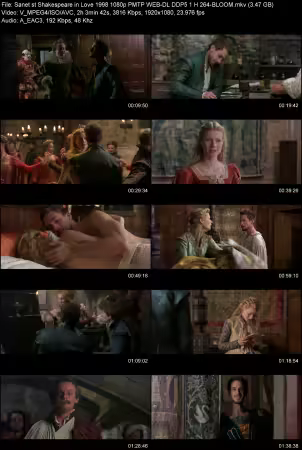 Shakespeare in Love 1998 1080p PMTP WEB-DL DDP 5.1 H264-BLOOM