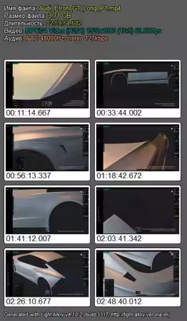 Audi E-Tron GT Tutorial Car Modeling: The Complete 24 hours Package