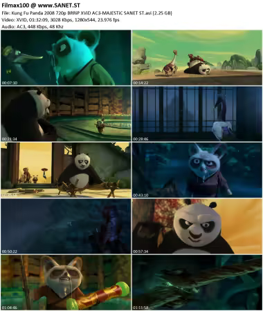 Kung Fu Panda 2008 720p BRRiP XViD AC3-MAJESTiC