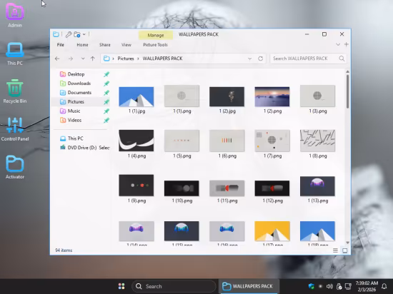 Windows 11 Pro Lite 25H2 Build 26200.7462 Select 11 Edition