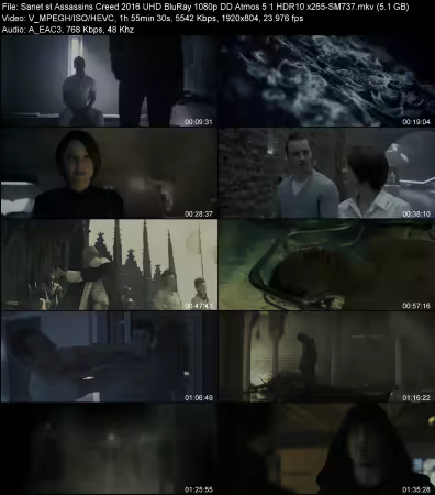 Assassins Creed 2016 UHD BluRay 1080p DD Atmos 5.1 HDR10 x265-SM737