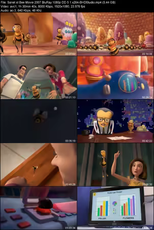 Bee Movie 2007 BluRay 1080p DD 5.1 x264-BHDStudio