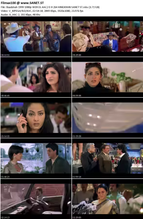 Baadshah 1999 1080p WEB DL AAC2 0 H 264 KINGKHAN