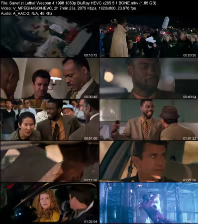 Lethal Weapon 4 1998 1080p BluRay HEVC x265 5.1 BONE
