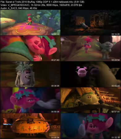 Trolls 2016 BluRay 1080p DDP 5.1 x264-hallowed