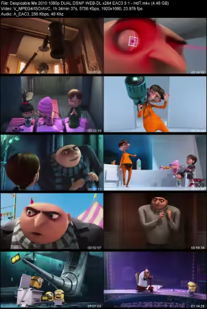 Despicable Me 2010 1080p DUAL DSNP WEB-DL x264 EAC3 5.1 - HdT