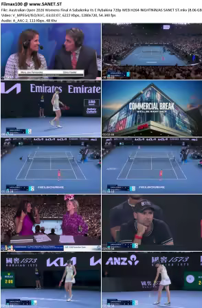 Australian Open 2026 Womens Final A Sabalenka Vs E Rybakina 720p WEB H264-NiGHTNiNJAS