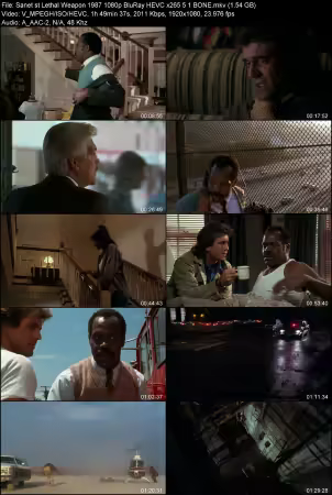 Lethal Weapon 1987 1080p BluRay HEVC x265 5.1 BONE