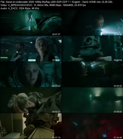 Underwater 2020 1080p BluRay x265 SDR DDP 7.1 English - DarQ HONE