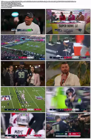 NFL 2026.02.08 Super Bowl LX Seattle Seahawks Vs New England Patriots 1080p HDTV H264-DARKSPORT