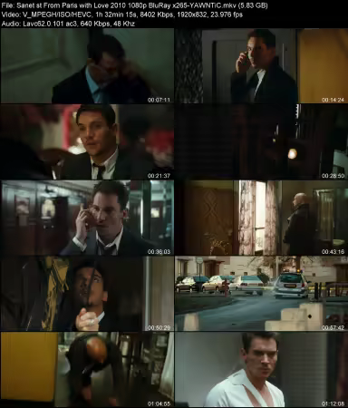 From Paris with Love 2010 1080p BluRay x265-YAWNTiC