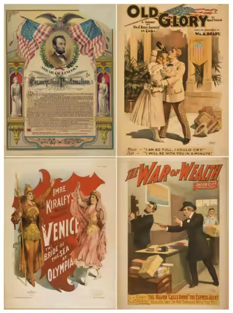 Advertising posters and billboards Strobridge &amp; Co. Lith (1870-1920) Part 2
