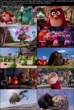 The Angry Birds Movie 2016 1080p HMAX WEB-DL RoDubbed DDP 5.1 H264-SPWEB