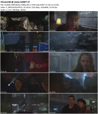 Godzilla 1998 BluRay 1080p DD5.1 H265-d3g