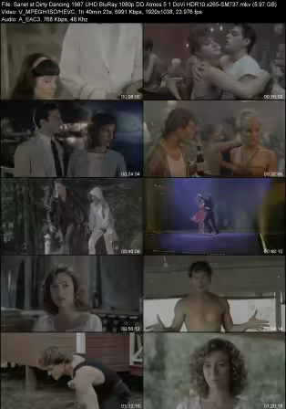 Dirty Dancing 1987 UHD BluRay 1080p DD Atmos 5.1 DoVi HDR10 x265-SM737