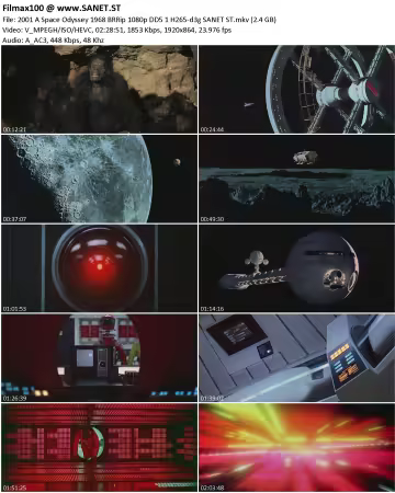 2001 A Space Odyssey 1968 BRRip 1080p DD5.1 H265-d3g