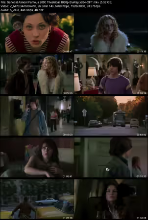 Almost Famous 2000 Theatrical 1080p BluRay x264-OFT