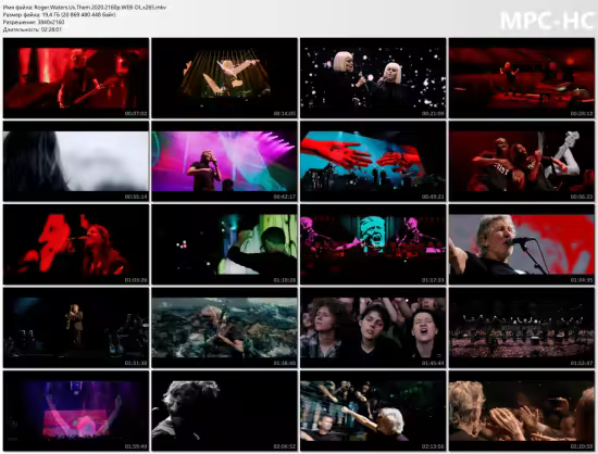 Roger Waters - Us+Them (2020) WEB-DL, 4K Ultra HD 2160p