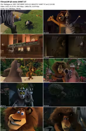 Madagascar 2005 720P BRRIP XVID AC3-MAJESTiC