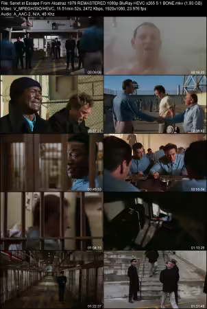 Escape From Alcatraz 1979 REMASTERED 1080p BluRay HEVC x265 5.1 BONE
