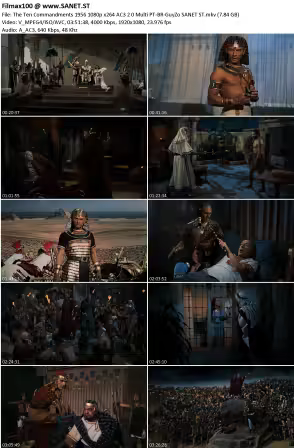 The Ten Commandments 1956 1080p x264 AC3 2.0 Multi PT-BR-GuyZo