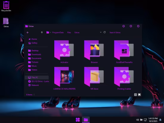 Windows 11 Pro Ultra Lite 25H2 Build 26200.7840 Lumina OS Edition
