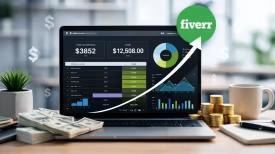 Looker Studio Dashboard: Build &amp; Earn on Fiverr