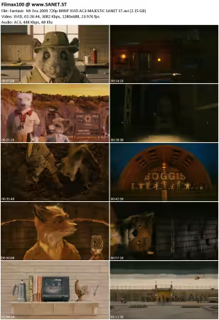 Fantasic Mr Fox 2009 720p BRRiP XViD AC3-MAJESTiC