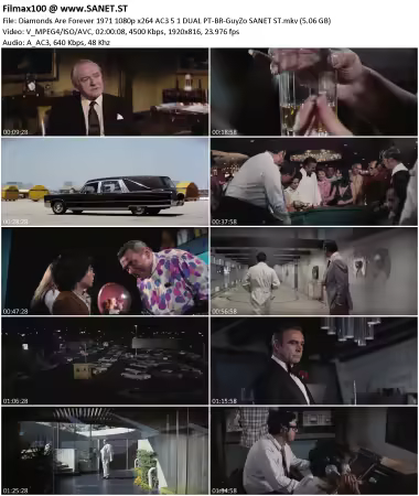 Diamonds Are Forever 1971 1080p x264 AC3 5 1 DUAL PT-BR-GuyZo