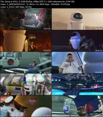 WALL E 2008 BluRay 1080p DDP 5.1 x264-hallowed