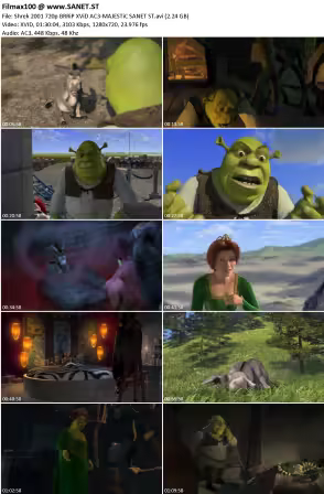 Shrek 2001 720p BRRiP XViD AC3-MAJESTiC
