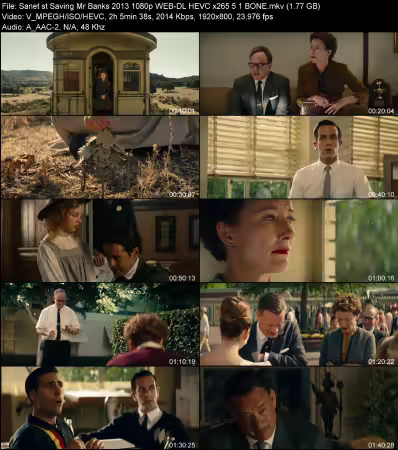 Saving Mr. Banks 2013 1080p WEB-DL HEVC x265 5.1 BONE